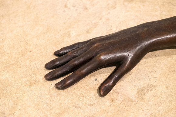 Bronze hand